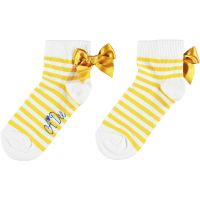         Girls A*Dee Porto In The Sun Collection Libby Socks S211903 Yellow