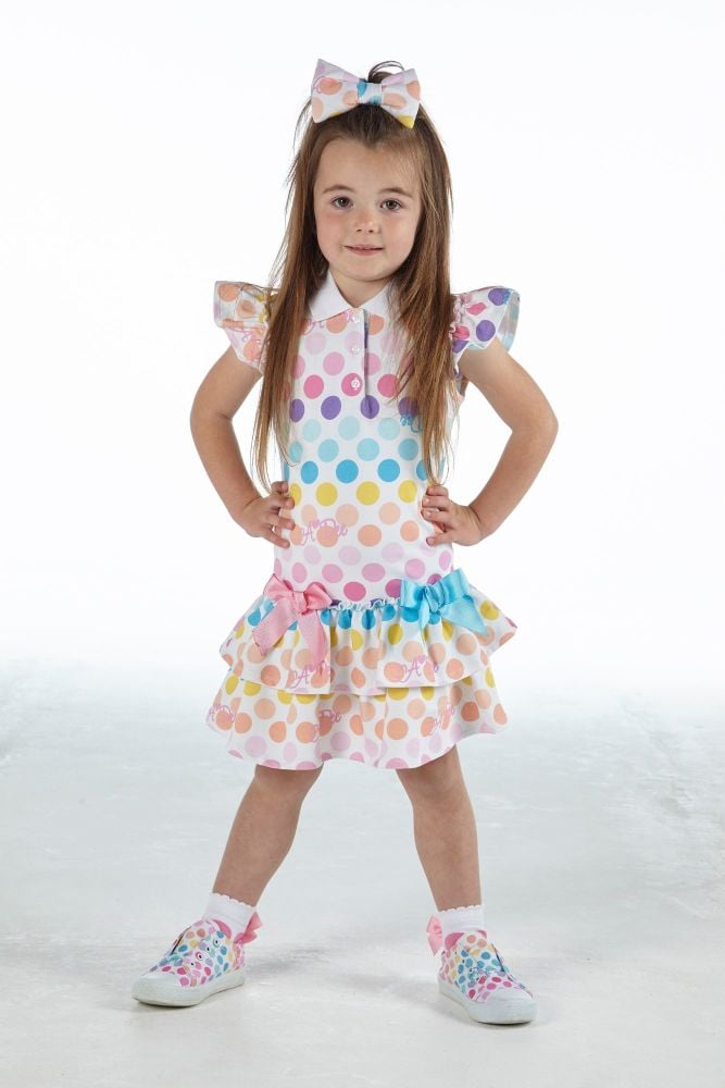 PRE ORDER SS21 Girls A*Dee Rainbows and Unicorns Collection Nerys Dress S21