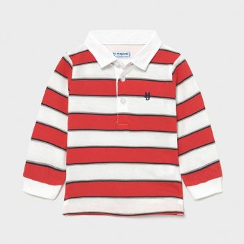 Boys Mayoral Polo Shirt 1112 Cyber Red