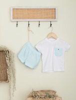 Boys Cuka Blue and White Set 88645