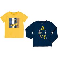 Boys Mayoral Top - 2 Pack 3055 Yellow 80