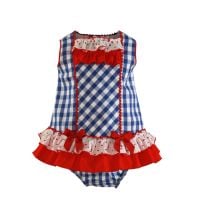         Girls Miranda Red, White and Blue Dress and Pants 72