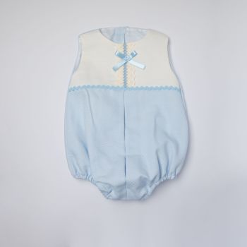 Boys Eva Blue Romper 1127 - CLEARANCE PRICE - NOW ONLY £10