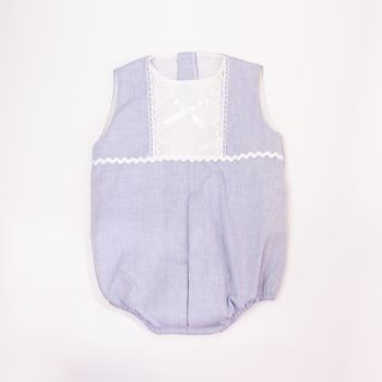 Boys Eva Blue Romper 1125 - CLEARANCE PRICE - NOW ONLY £10