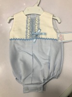 Boys Eva Blue Romper 1151 - CLEARANCE PRICE - NOW ONLY £10