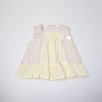 Girls Eva Pink and White Dress and Pants 1003 - CLEARANCE PRICE - NOW ONLY £10