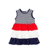         Girls Tutto Piccolo Red, White and Blue Dress 1244