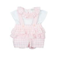         Girls Tutto Piccolo Pink and White Set 1582
