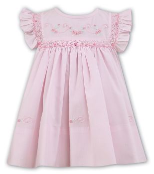 Girls Sarah Louise Heritage Collection Dress C7101N Pink
