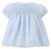            Girls Sarah Louise Dress 012220 Blue and White