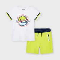 Boys Mayoral T Shirt and Shorts Set 3644