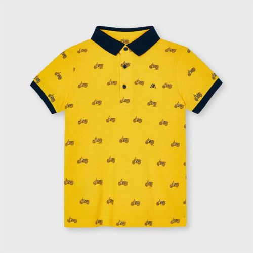 Boys Mayoral Polo Shirt 3106 Yellow