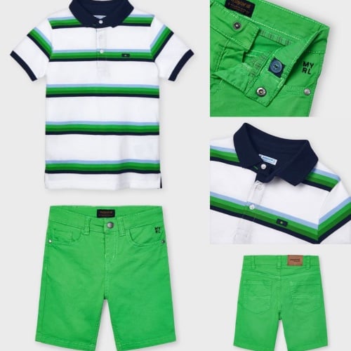 Boys Mayoral Polo Shirt and Shorts 3111