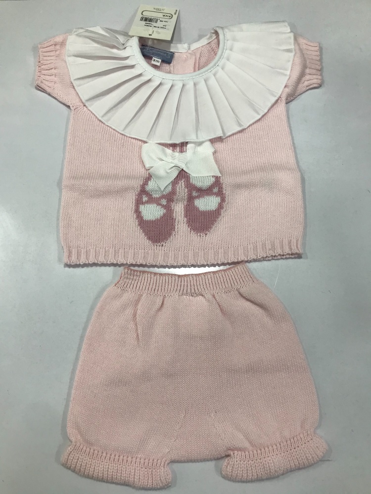 Girls Aurea Knitted Set 716060 Pink