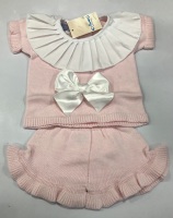 Girls Aurea Knitted Set 716025 Pink
