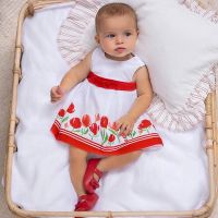 Girls Mayoral Dress and Pants 1830 Red