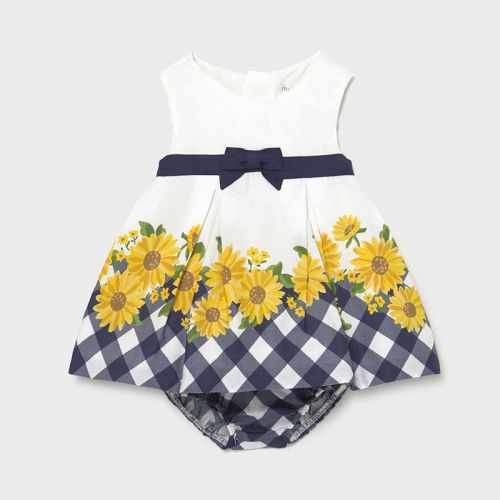 Girls Mayoral Dress and Pants 1830 Navy