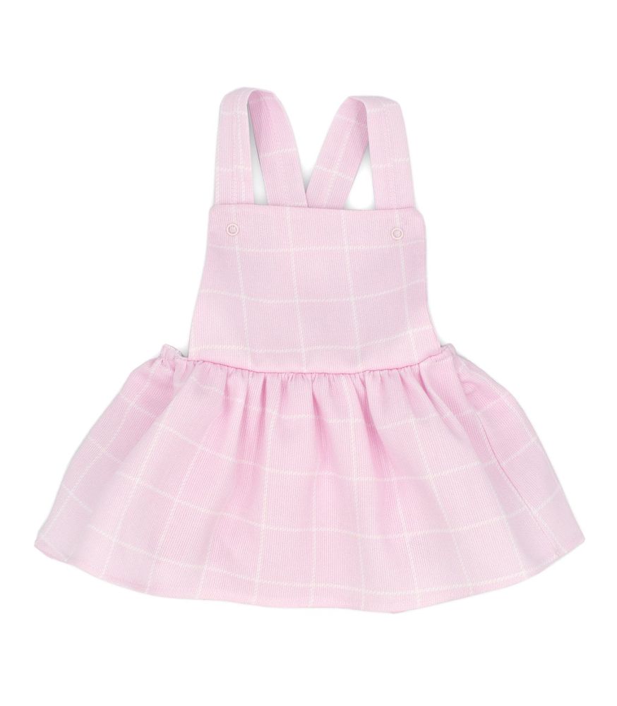 Girls Rapife Dungaree Dress 4323S21 Pink