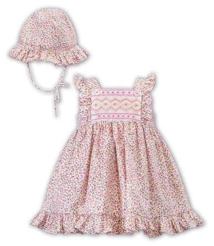            Girls Sarah Louise Dress and Hat 012394