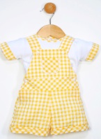 Boys Popys Yellow and White Set 24439