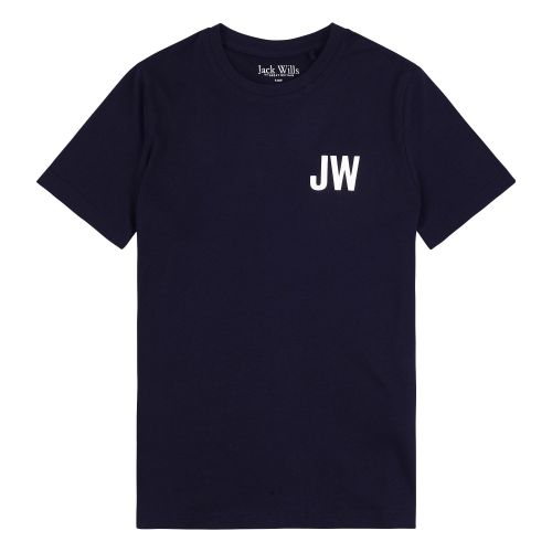 Boys Jack Wills T Shirt JWS0137 Navy