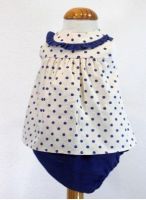 Girls Cuka Blue and Beige Set 88620
