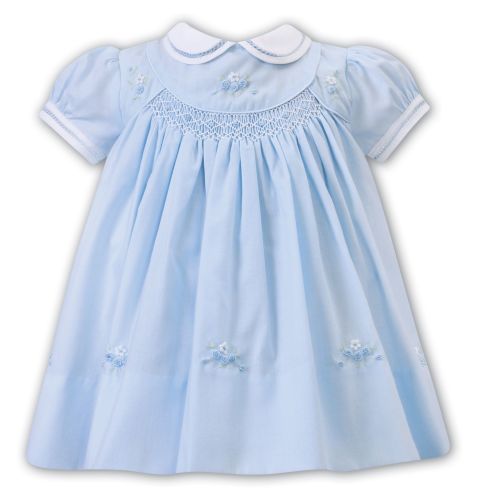            Girls Sarah Louise Dress 012224 Blue
