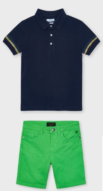 Boys Mayoral Polo Shirt and Shorts 3103 204
