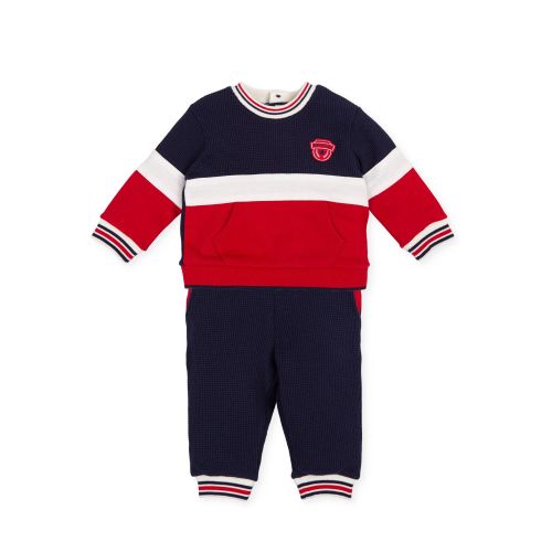 PRE ORDER Boys Tutto Piccolo Top and Trousers 2595 Red and Navy