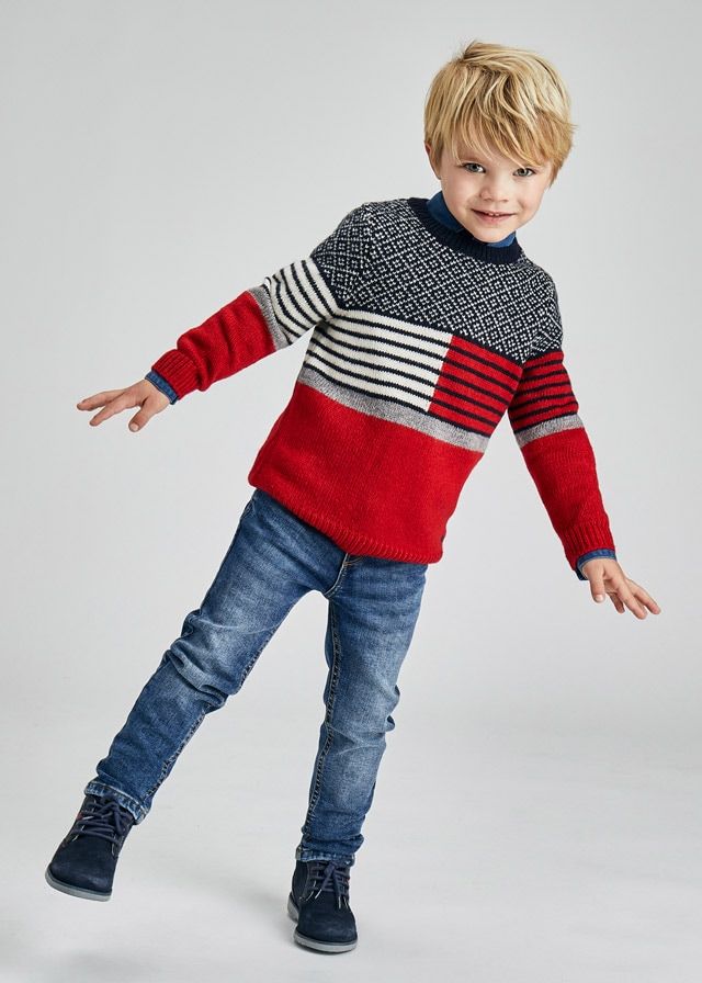 Boys Mayoral Sweater 4358 Red 33