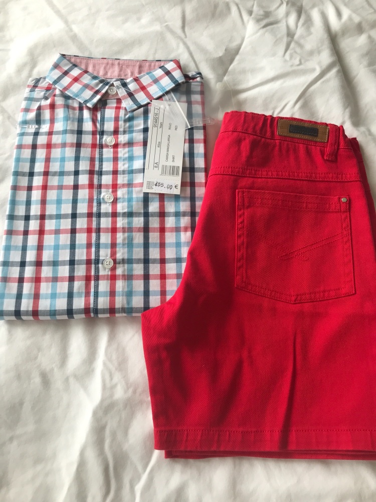 Boys Tutto Piccolo Shirt and Shirts Set Age 8 years