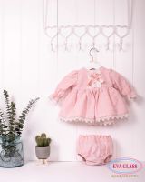  Girls Eva Class Pink Dress and Pants 12009 - CLEARANCE PRICE - NOW ONLY £10