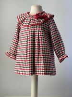  Girls Cuka Red, White and Green Dress 21991