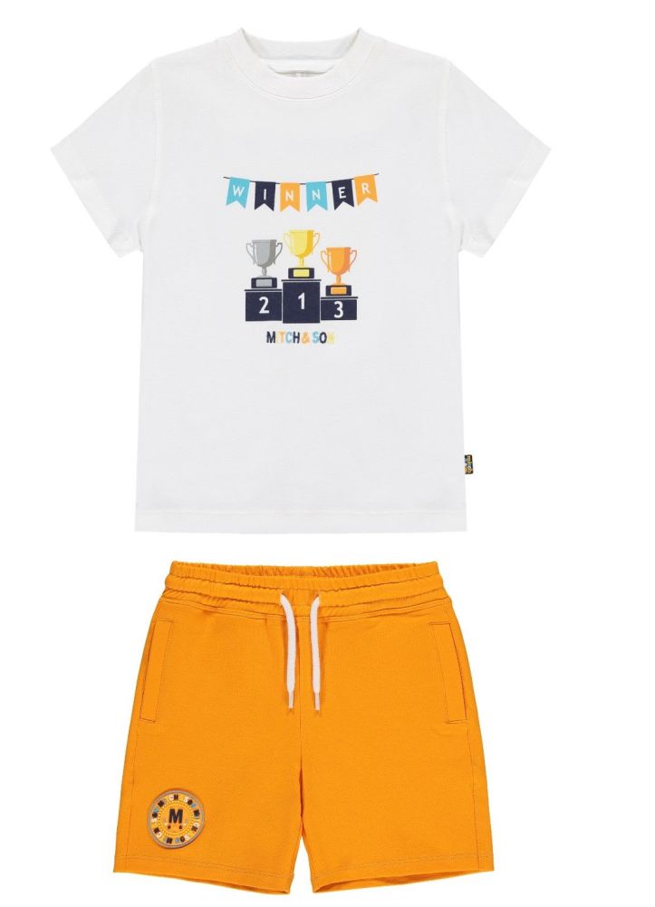 PRE ORDER Boys Mitch & Son Caleb and Chase T Shirt and Shorts Set MS22312/M