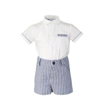 Boys Miranda Navy and White Set 513