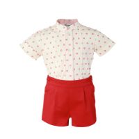 Boys Miranda Red and White Set 148