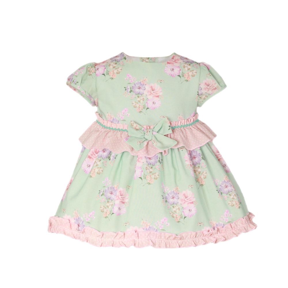 Girls Miranda Mint and Pink Dress 137