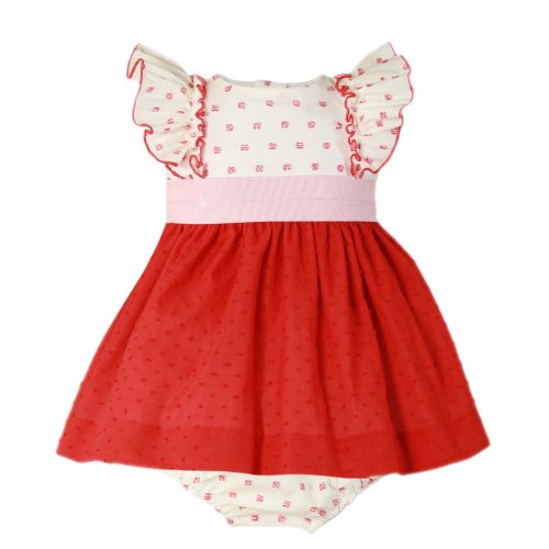 PRE ORDER Girls Miranda Red and White Dress and Pants 147