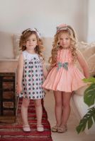 Girls Miranda Navy and Pink Dress 260