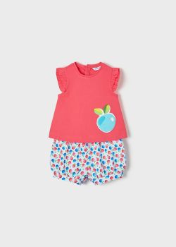 Girls Mayoral Top and Shorts Set 1244 Turquoise 91