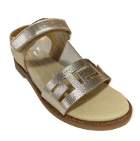 Girls Andanines Gold Leather Sandals 201522