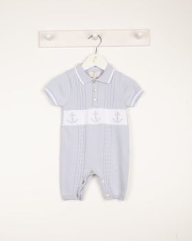 Boys Caramelo Knitted Romper 205782