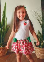 Girls Cuka Strawberry Dress 80091