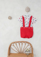 Boys Cuka Red, White and Navy Set 80103