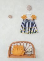 Girls Basmarti Navy, White and Lemon Set 22003
