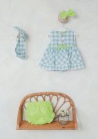 Girls Basmarti Blue, White and Lime Dress and Pants 22170