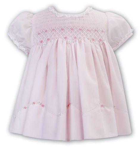              Girls Sarah Louise Dress 012585 Pink - PRE ORDER