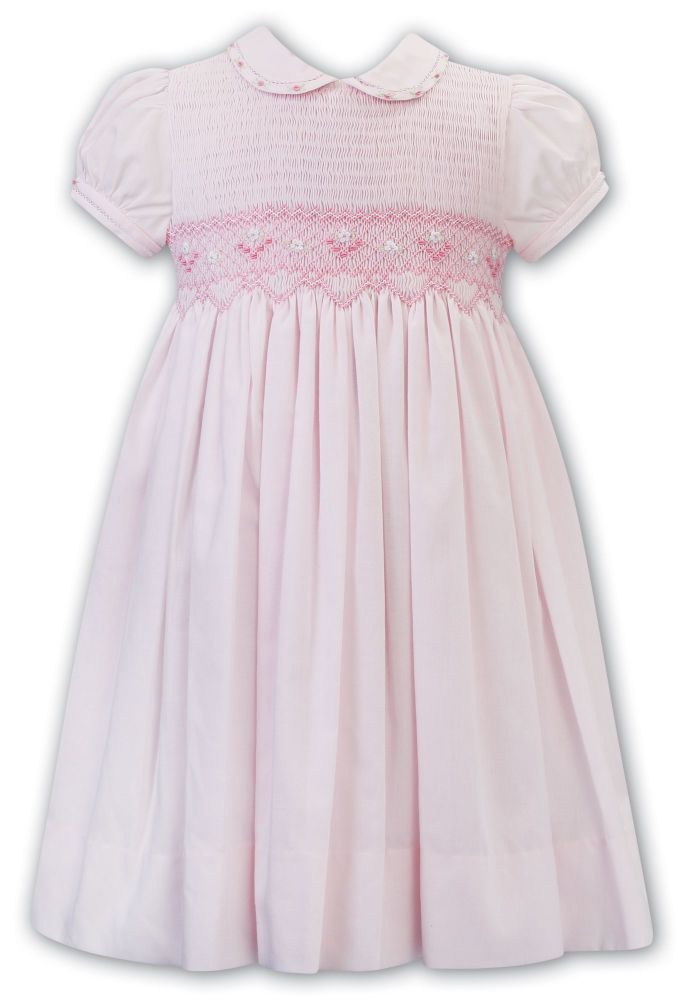              Girls Sarah Louise Dress 012636 Pink - PRE ORDER
