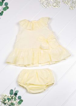 Girls Lor Miral Dress and Pants 21018 Lemon