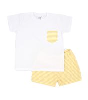 Boys Rapife T Shirt and Shorts Set 4850S22 Lemon
